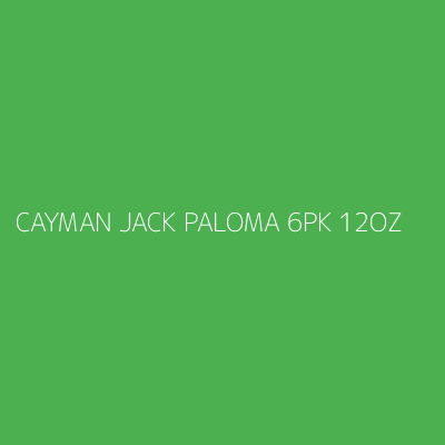 Product CAYMAN JACK PALOMA 6PK 12OZ