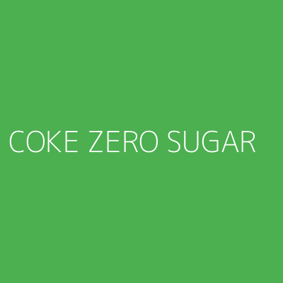 Product COKE ZERO SUGAR