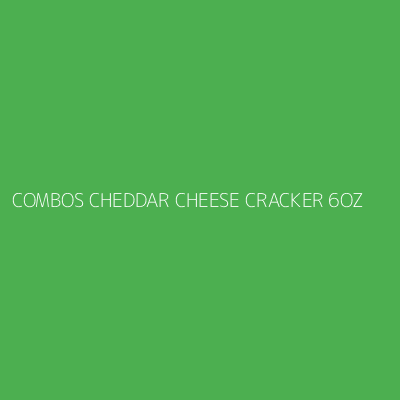 Product COMBOS CHEDDAR CHEESE CRACKER 6OZ