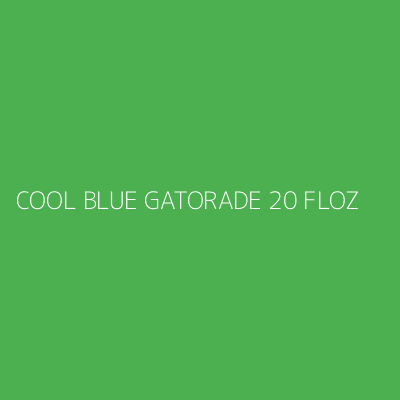 Product COOL BLUE GATORADE 20 FLOZ