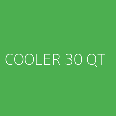 Product COOLER 30 QT