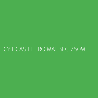 Product CYT CASILLERO MALBEC 750ML