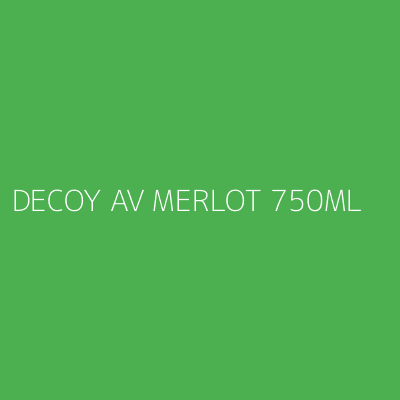 Product DECOY AV MERLOT 750ML