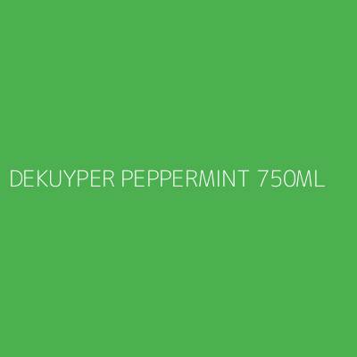 Product DEKUYPER PEPPERMINT 750ML