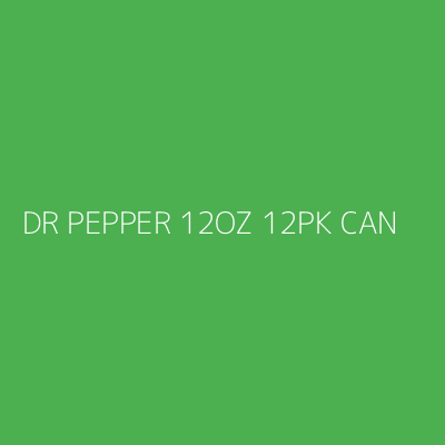 Product DR PEPPER 12OZ 12PK CAN