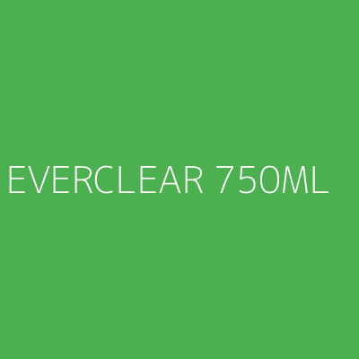 Product EVERCLEAR 750ML