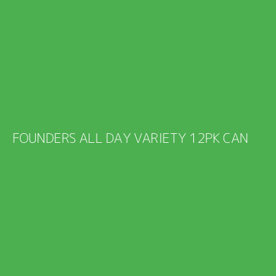 Product FOUNDERS ALL DAY VARIETY 12PK CAN