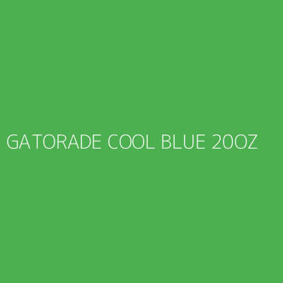 Product GATORADE COOL BLUE 20OZ