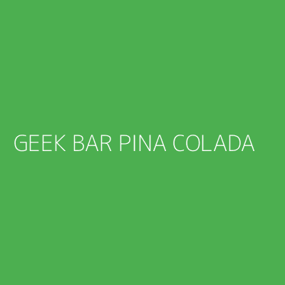 Product GEEK BAR PINA COLADA