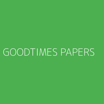 Product GOODTIMES PAPERS