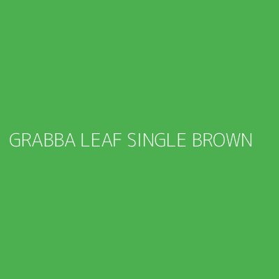 Product GRABBA LEAF SINGLE BROWN