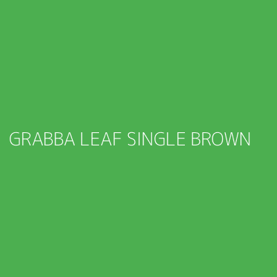Product GRABBA LEAF SINGLE BROWN