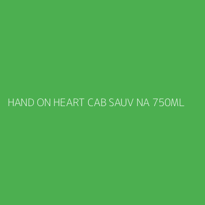 Product HAND ON HEART CAB SAUV NA 750ML