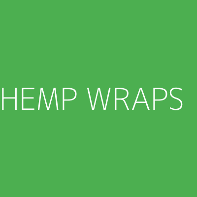 Product HEMP WRAPS