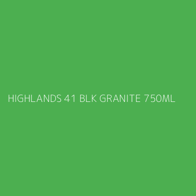 Product HIGHLANDS 41 BLK GRANITE 750ML