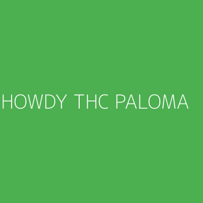 Product HOWDY THC PALOMA