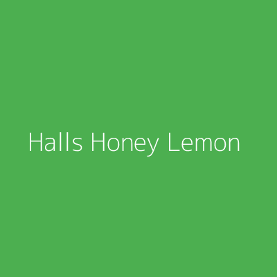 Product Halls Honey Lemon