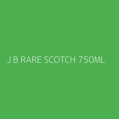 Product J B RARE SCOTCH 750ML