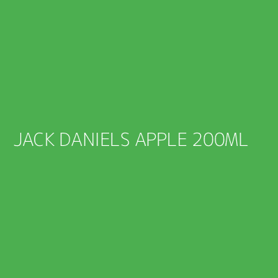 Product JACK DANIELS APPLE 200ML