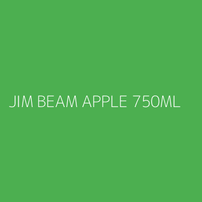 Product JIM BEAM APPLE 750ML