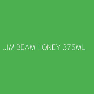 Product JIM BEAM HONEY 375ML