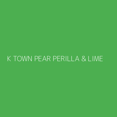 Product K TOWN PEAR PERILLA & LIME