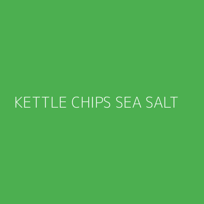 Product KETTLE CHIPS SEA SALT