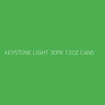 Product KEYSTONE LIGHT 30PK 12OZ CANS