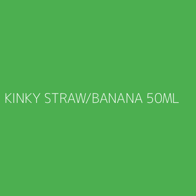 Product KINKY STRAW/BANANA 50ML
