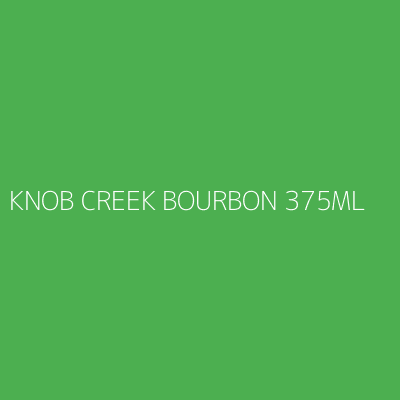 Product KNOB CREEK BOURBON 375ML