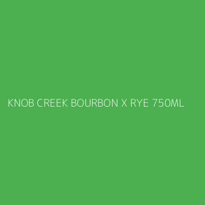 Product KNOB CREEK BOURBON X RYE 750ML