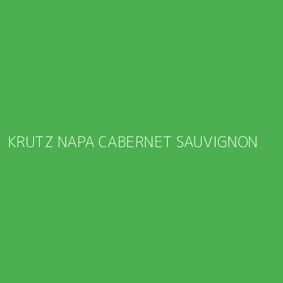 Product KRUTZ NAPA CABERNET SAUVIGNON