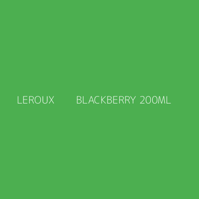 Product LEROUX        BLACKBERRY 200ML