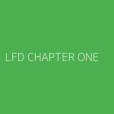 Product LFD CHAPTER ONE 