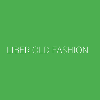 Product LIBER OLD FASHION