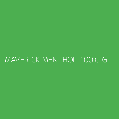 Product MAVERICK MENTHOL 100 CIG