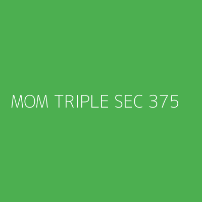 Product MOM TRIPLE SEC 375