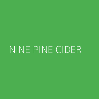 Product NINE PINE CIDER 
