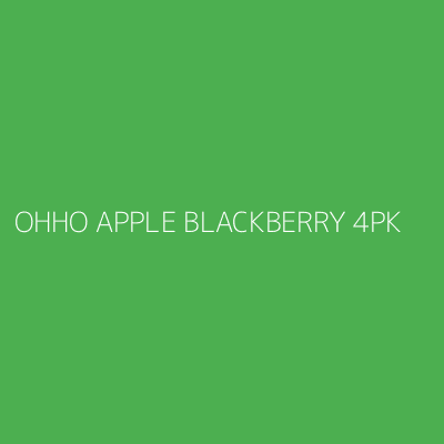 Product OHHO APPLE BLACKBERRY 4PK