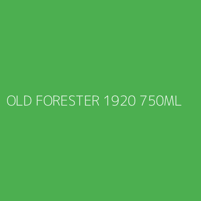 Product OLD FORESTER 1920 750ML