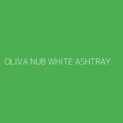 Product OLIVA NUB WHITE ASHTRAY