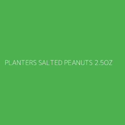 Product PLANTERS SALTED PEANUTS 2.5OZ