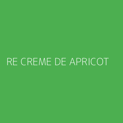 Product RE CREME DE APRICOT