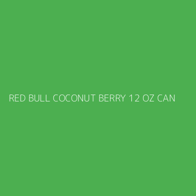 Product RED BULL COCONUT BERRY 12 OZ CAN