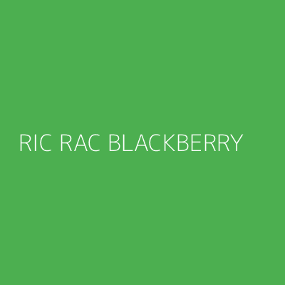 Product RIC RAC BLACKBERRY 