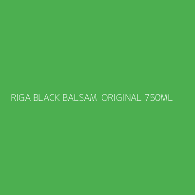 Product RIGA BLACK BALSAM  ORIGINAL 750ML