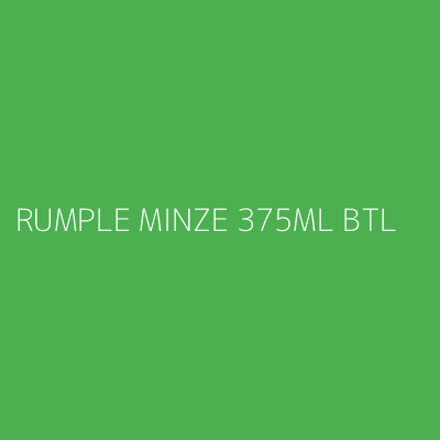 Product RUMPLE MINZE 375ML BTL
