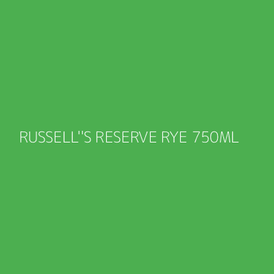 Product RUSSELL''S RESERVE RYE 750ML