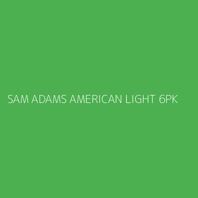 Product SAM ADAMS AMERICAN LIGHT 6PK