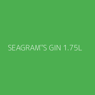 Product SEAGRAM''S GIN 1.75L